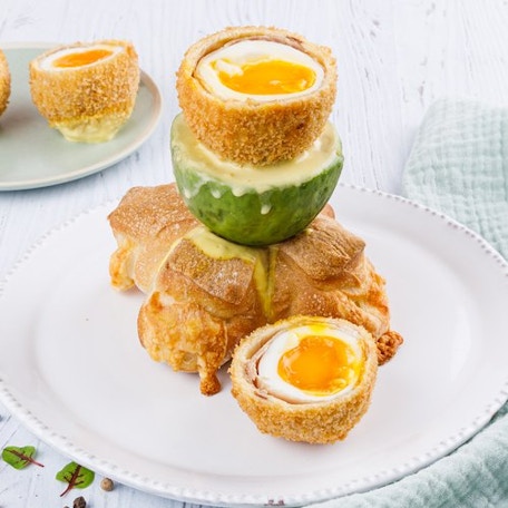 Œufs à la coque croustillants