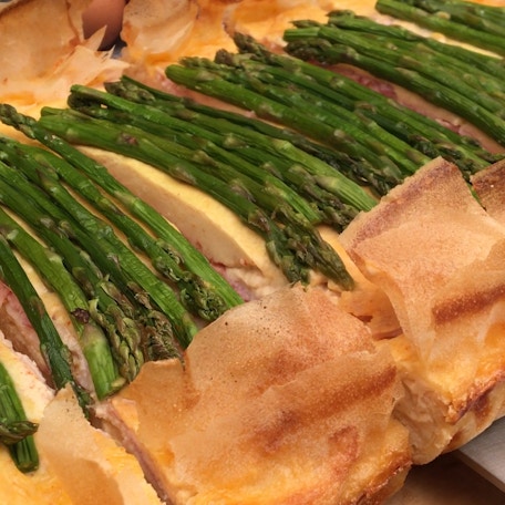 Spargel-Quiche