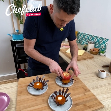 Pommes tatin au four