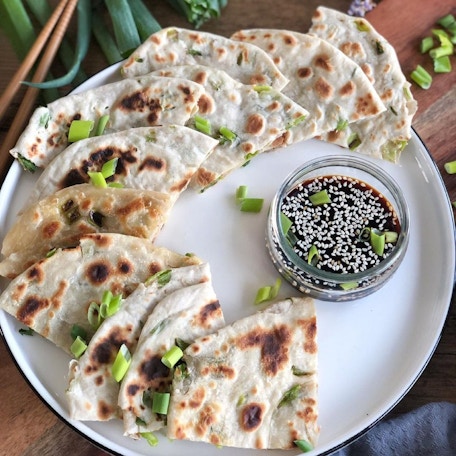 Les crêpes aux oignons