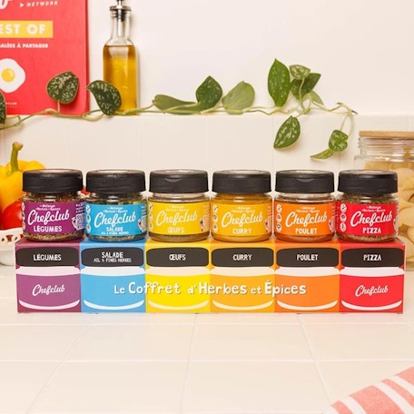 Coffret d'épices - 6 pots