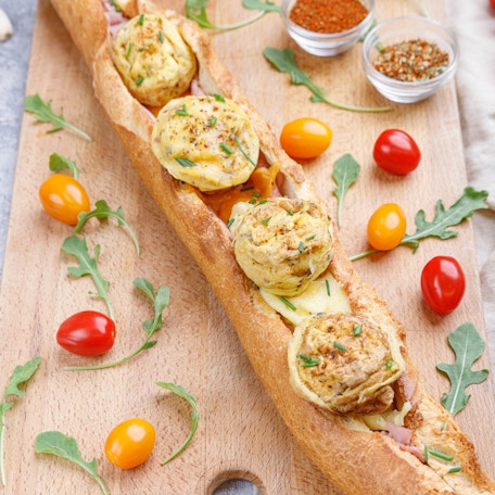 Sandwich apéro omelette