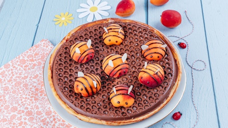 Les abeilles butinent les desserts !