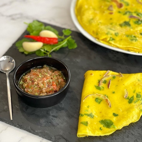 Crêpes salées indiennes