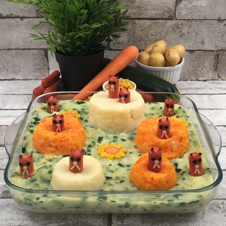 Gratin courgette carotte