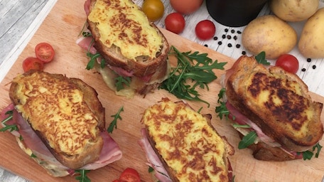 Schinken-Käse-Sandwich Deluxe