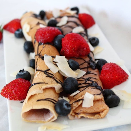 Crêpes de patate douce