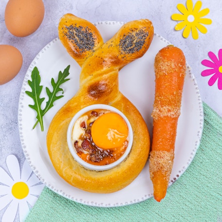Les œufs cocotte du lapin