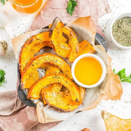 Butternut épicé au four