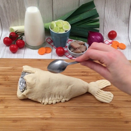 Hausgemachte Fischbrötchen