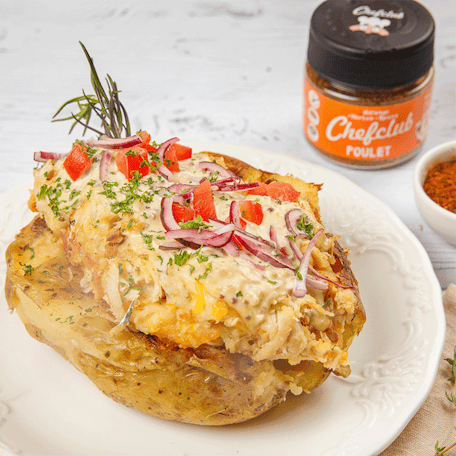 Barquette de poulet à la moutarde
