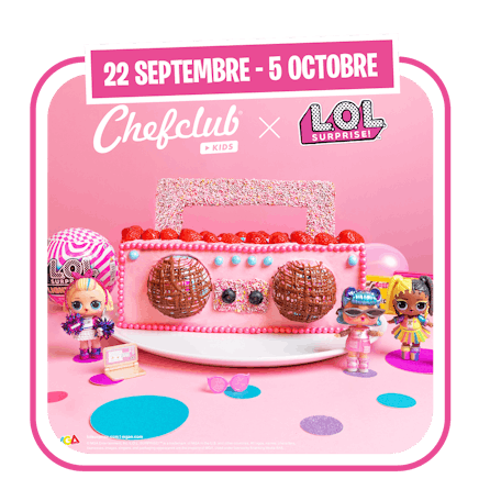 Le challenge Kids : Gâteau Boom Box Surprise