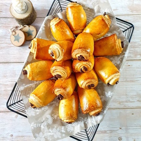 Pains au chocolat briochés