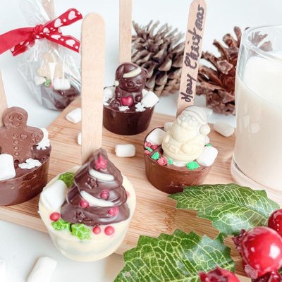 Sucettes bombe de chocolat