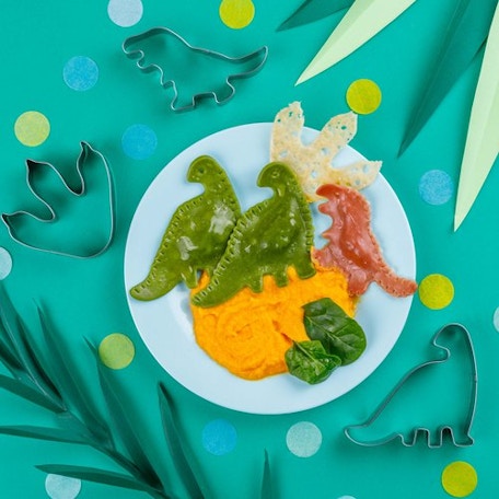 Les raviolis dinos colorés