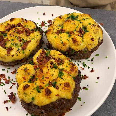 Burger Bowls and Twice-Baked Potatoes