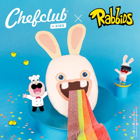 Der Regenbogenkuchen der Rabbids