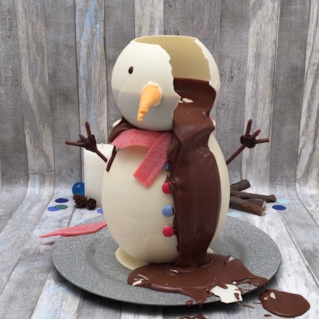 White Chocolate Hot Cocoa Snowman