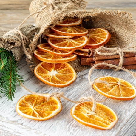 Orangen-Girlande