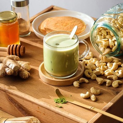 Thé Matcha au gingembre