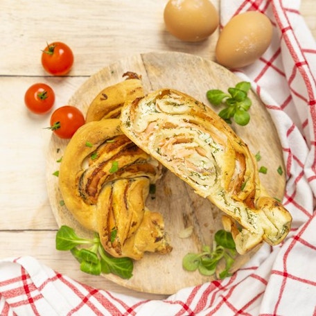 La couronne au saumon fumé