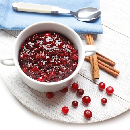 La sauce cranberries