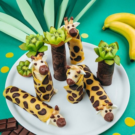 Les crêpes girafes dans la savane