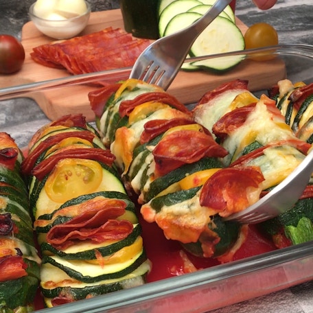 Dienstag🍽 Bunter Zucchini-Auflauf