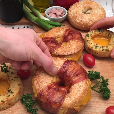 The Ultimate Loaded Bagel