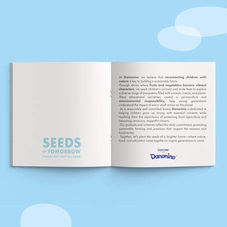 A dedicated space for Danonino’s message