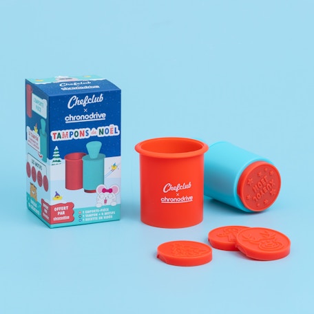 Le tampon emporte-pièce de Noël