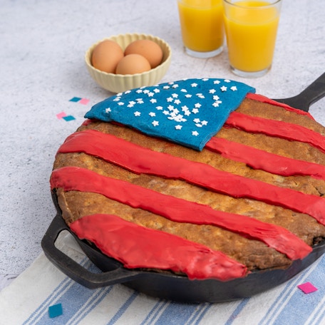American Flag Cookie Skillet