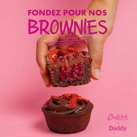 Fondez pour nos brownies