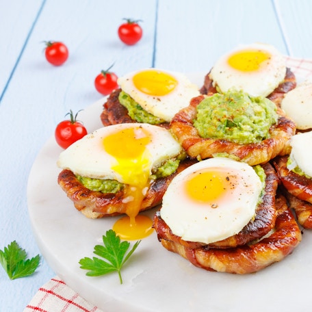 Flowery Egg and Avocado Toast