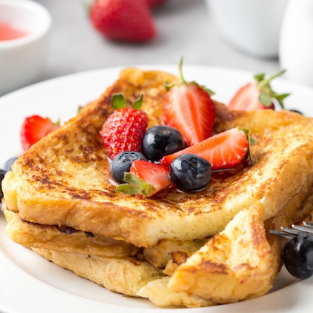 Le pain perdu moelleux et caramélisé