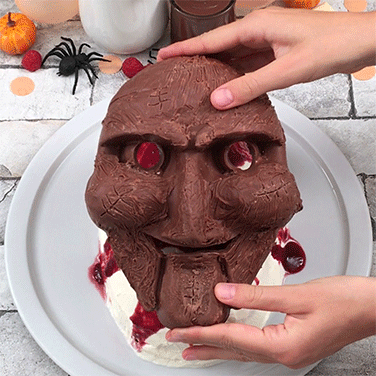 Tiramisú de máscara de Halloween