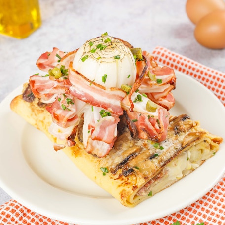 La racrêpe en rouleau