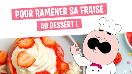 Le sorbet à la fraise Chefclub