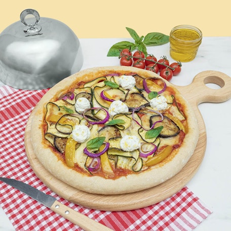Pizza végétarienne avec… des zestes de citron !