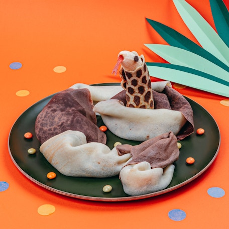 Les crêpes serpent choco-banane