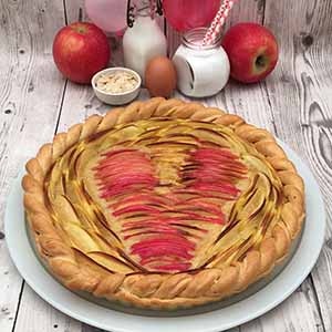 Der Herzens-Apfelkuchen