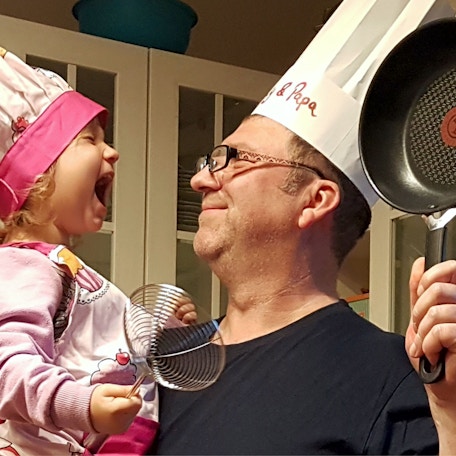 Lilly und Papa Mario