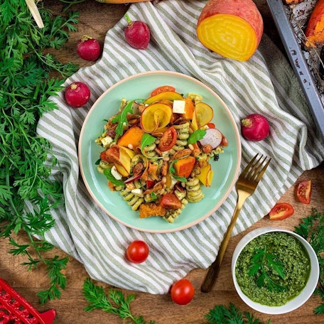 Sauce aux fanes de carottes