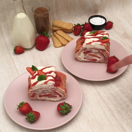 Nuvola di fragole e pavesini