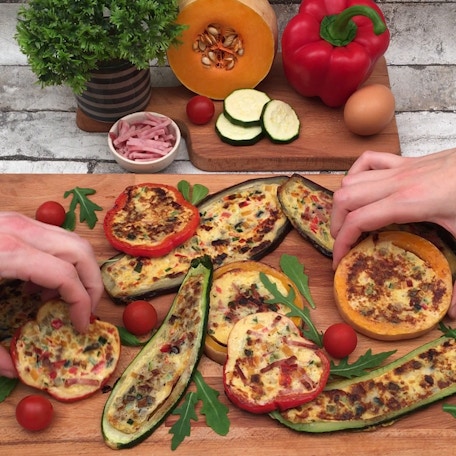 Dienstag 🍽 Bunte Gemüse Omeletts