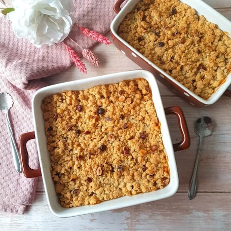 Le crumble Pomme-Noisette