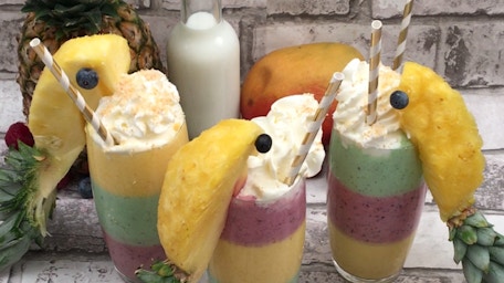 Dreifarbige Piña Colada