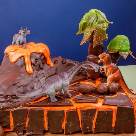 Le gâteau volcanique