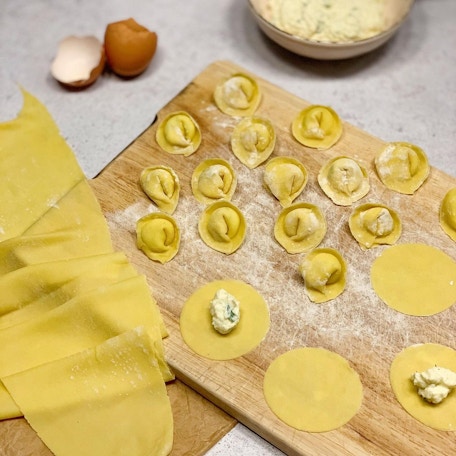 Les tortellinis à la ricotta