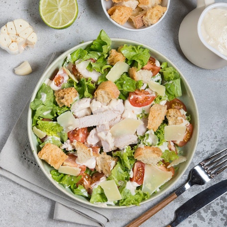 Meilleur espoir pour le diner : la salade César au poulet
